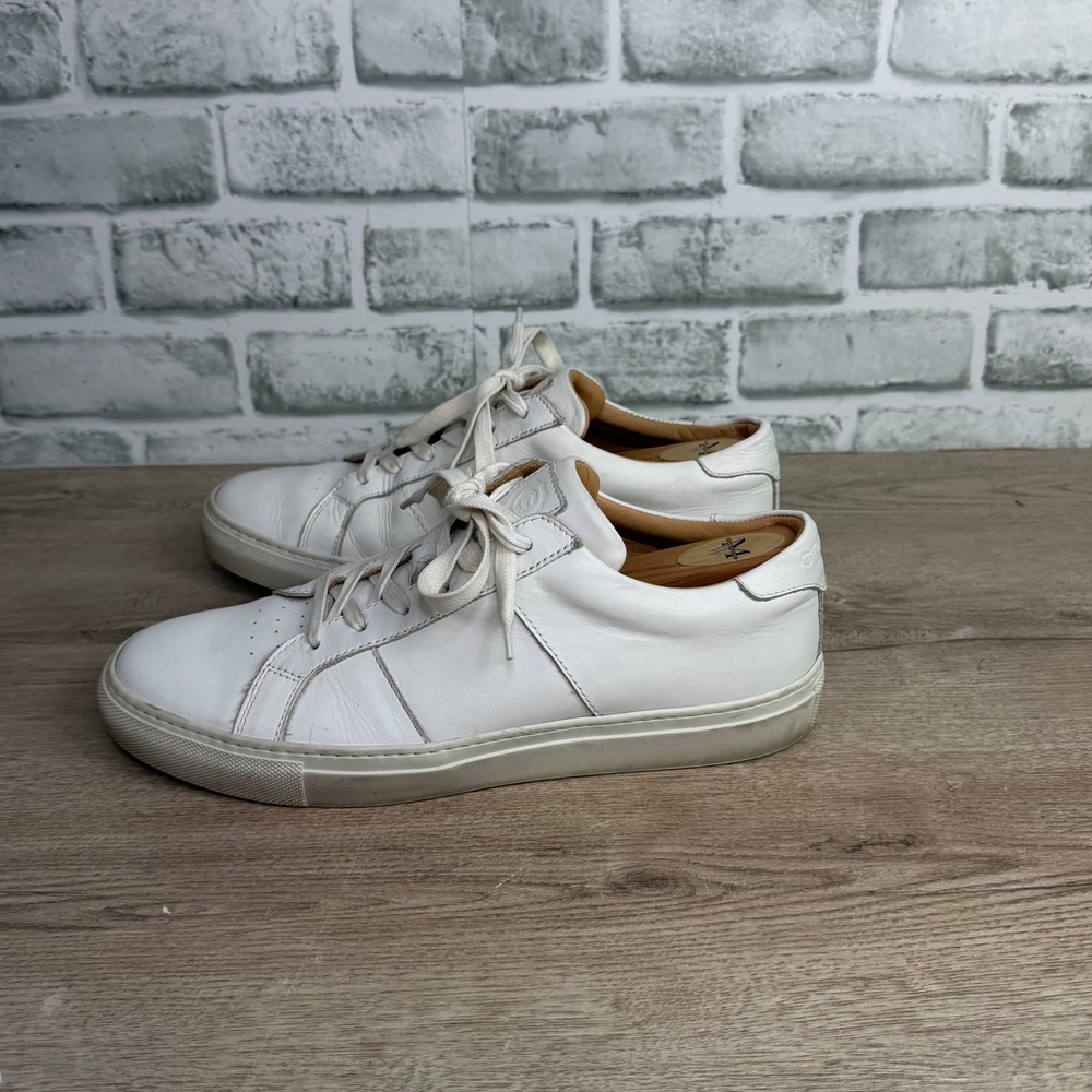 Greats Royale White Leather Low Top Sneakers Size 8